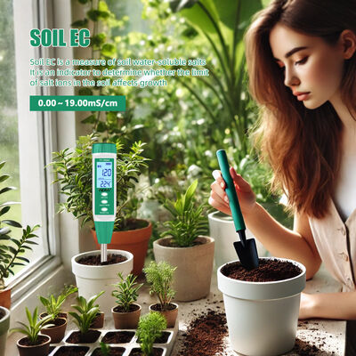 Testeur numérique de la salinité du sol pour jardinerie