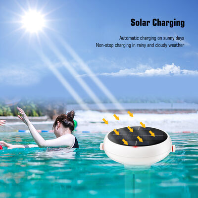 Chloromètre flottant étanche à l'eau Wifi 7 en 1 avec Smart Hub Salt/EC/TDS/ORP&Temp USB Le pH-mètre solaire pour piscines