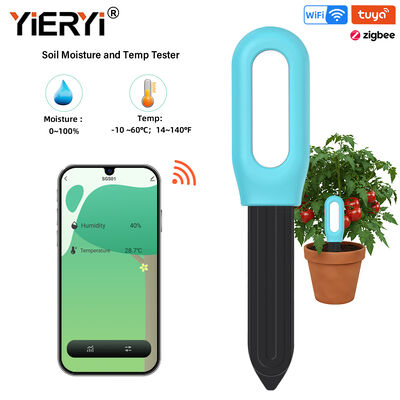 Moniteur intelligent sans fil de température d'humidité du sol ZigBee pour les plantes contrôlées par application