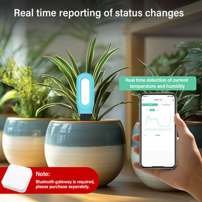 Moniteur intelligent sans fil de température d'humidité du sol ZigBee pour les plantes contrôlées par application