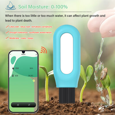 Moniteur intelligent sans fil de température d'humidité du sol ZigBee pour les plantes contrôlées par application