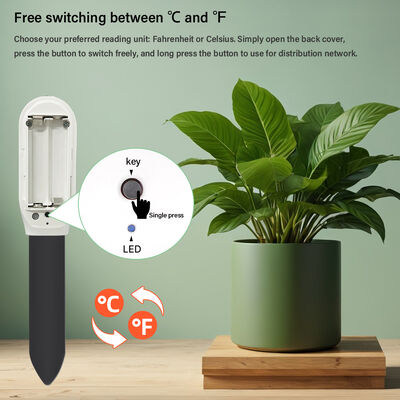 Moniteur intelligent sans fil de température d'humidité du sol ZigBee pour les plantes contrôlées par application
