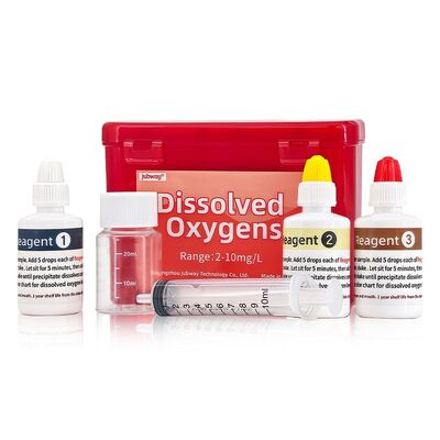 YIERYI Kit de test d'oxygène dissous 2 à 10 mg/l 120 tests pour la surveillance industrielle de la qualité de l'eau en aquaculture