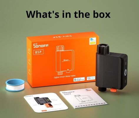 Wireless Zigbee Smart Water Flow Valve Phone App Control Automatic Water Timer For Garden Lawn Vegetable Patch
