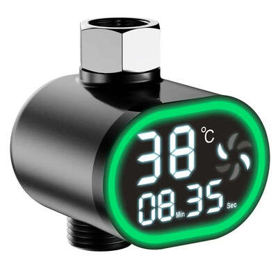 Production d'hydroélectricité, thermomètre à eau universel pour pommeau de douche, bain de bébé, bain d'enfants, écran d'affichage numérique LED visuel domestique