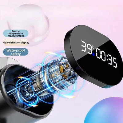 Production d'hydroélectricité, thermomètre à eau universel pour pommeau de douche, bain de bébé, bain d'enfants, écran d'affichage numérique LED visuel domestique