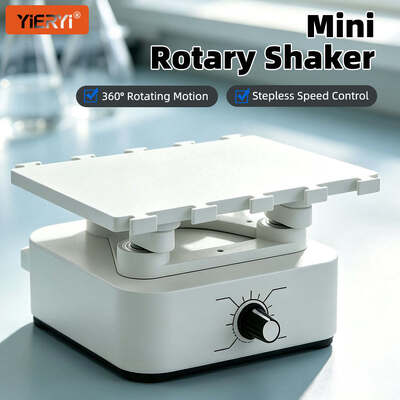 Mini Agitateur Orbital Rotatif de Laboratoire, 30-120 tr/min réglable, Mélangeur de laboratoire pour décoloration, incubation, culture primaire d'anticorps et de cellules