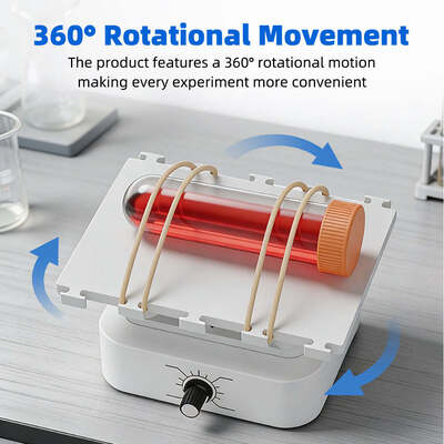 Mini Agitateur Orbital Rotatif de Laboratoire, 30-120 tr/min réglable, Mélangeur de laboratoire pour décoloration, incubation, culture primaire d'anticorps et de cellules