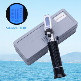 Réfractomètre tenu dans la main de salinité de 100 Ppt, aquarium de gravimètre de mer d'Atc 1.070sg