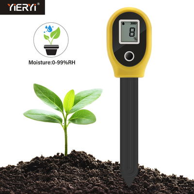 Testeur d'humidité du sol alimenté par batterie ABS avec lecture précise avec sortie numérique LCD