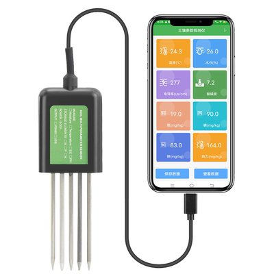7 en 1 capteur de sol USB Testeur de sol Soil agricole EC PH NPK compteur de nutriments Pour Android