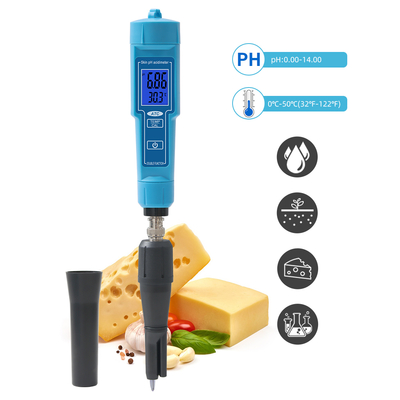 Étalonnage automatique du pH-mètre sonde remplaçable pour la culture hydroponique sol fromage viande eau de laboratoire