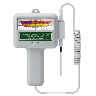 Testeur CL2 2 en 1 Qualité de l'eau PH & Chlore PC-102 - Testeur de piscine et d'aquarium de haute précision