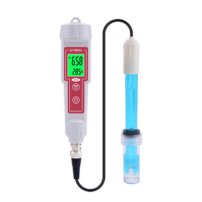 pH-mètre professionnel de type stylo pour la qualité de l'eau avec étanchéité IP65, calibrage automatique et sonde de capteur remplaçable