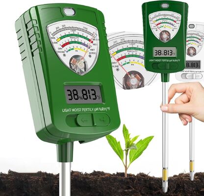 Analyseur numérique de sol 7 en 1 avec écran LCD pour une surveillance précise du pH de l'humidité de la lumière du jardin