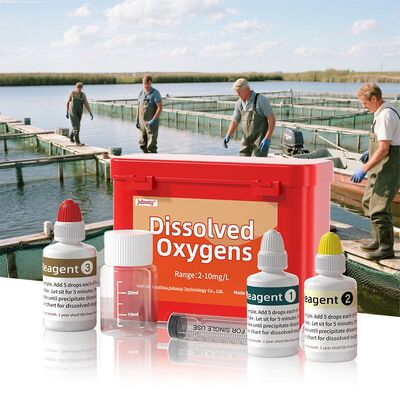 YIERYI Kit de test d'oxygène dissous 2 à 10 mg/l 120 tests pour la surveillance industrielle de la qualité de l'eau en aquaculture