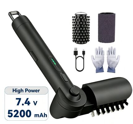 Une brosse électrique de nettoyage de barbecue.