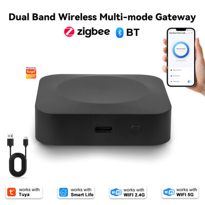 Passerelle intelligente officielle bibande 2,4 G/5 G multi-mode, concentrateur de maison intelligente pour toute la maison, prend en charge le Bluetooth Zigbee
