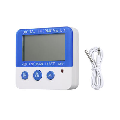 Mini thermomètre-hygromètre C601 intérieur/extérieur, thermomètre avec alarme de température haute/basse, moniteur de température de réfrigérateur